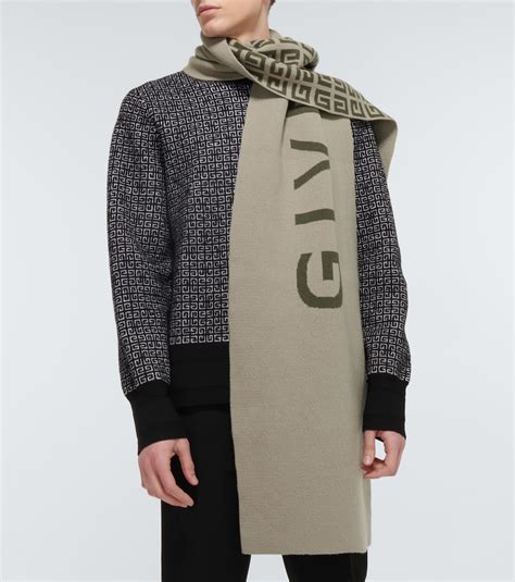 givenchy winter brown scarf|givenchy scarf wool.